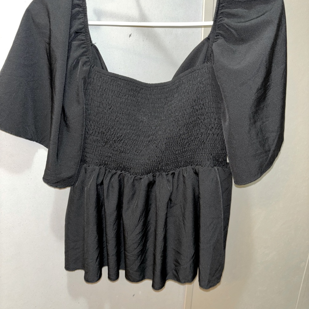 Black dress top